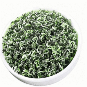 Premium Duyun Maojian green tea from Sichuan, famous Chinese loose leaf tea with fresh aroma and delicate flavor
