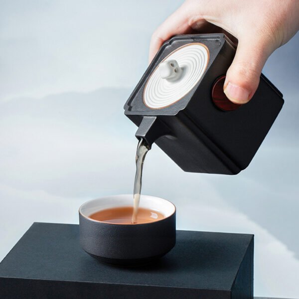 Portable Landscape-Themed Travel Tea Set - Image 3