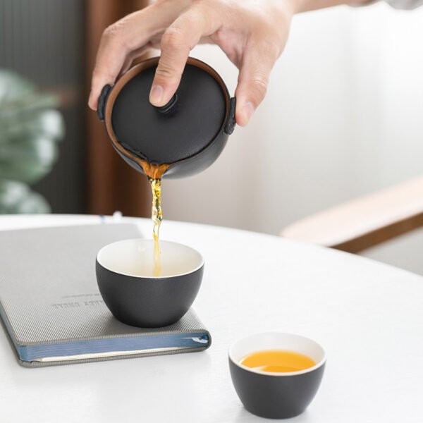 Portable Travel Tea Set Quick Cup - Image 3