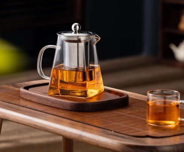 Square Glass Teapot for Easy Brewing - Image 4