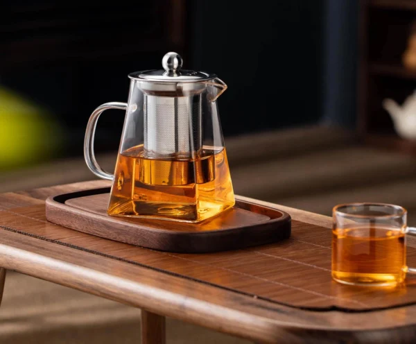 Square Glass Teapot for Easy Brewing - Image 4
