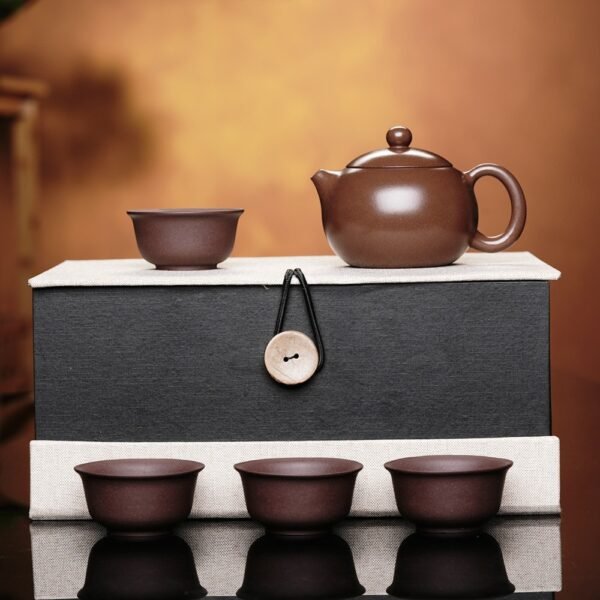 Chinese Yixing Zisha Gongfu Tea Set-Xishi - Image 4