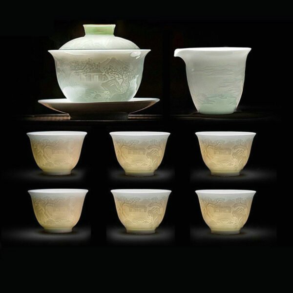 Jingdezhen Porcelain Kungfu Tea Set (Nanshan)
