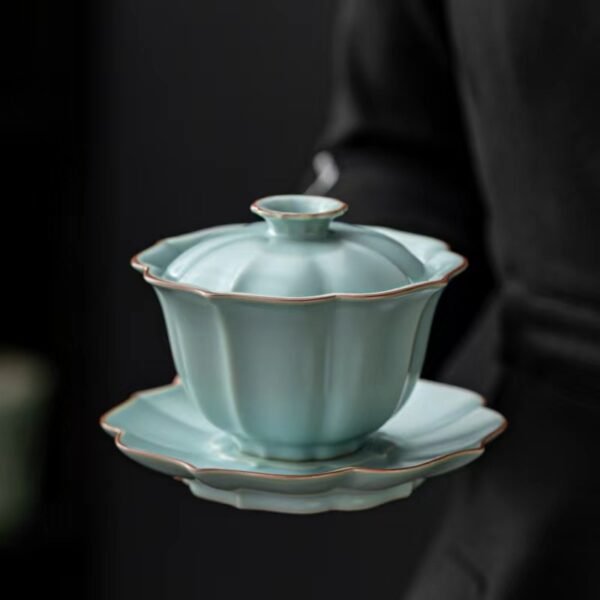 Ru Kiln Three - Talent Gaiwan Kung Fu Tea Set